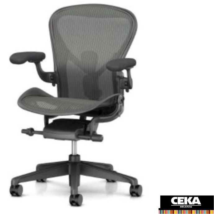 siège ergonomique Aeron Herman Miller carbone remaster