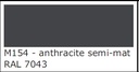 metaalkleur: (M154) Anthracite