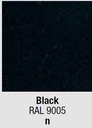 lakkleur: (n) Black RAL 9005