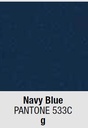 lakkleur: (g) Navy Blue Pantone 533C