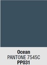 Polypropylène: (PP031) Ocean Pantone 7545C