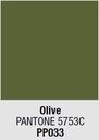 Polypropylène: (PP033) Olive Pantone 5753C