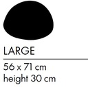 Eclipse - Afmetingen: 56x71cm H 30cm