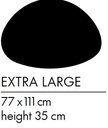 Eclipse - Afmetingen: 77x111cm H 35cm