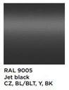 e-Model coloris structure: Jet black