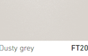 Epoxys colors: Dusty grey (FT20)