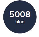 Finitions métal: RAL5008 Bleu