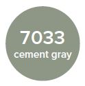 Finitions métal: RAL7033 Cement grey