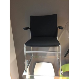 [BRABI_TAPI_SR] Visitor stacking chair with armrests*.